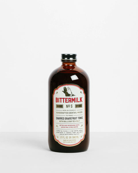 Bittermilk - No. 5  Charred Grapefruit Tonic with Bulls Bay Sea Salt