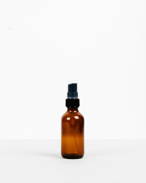 Amber Glass Spray Bottle - 2oz
